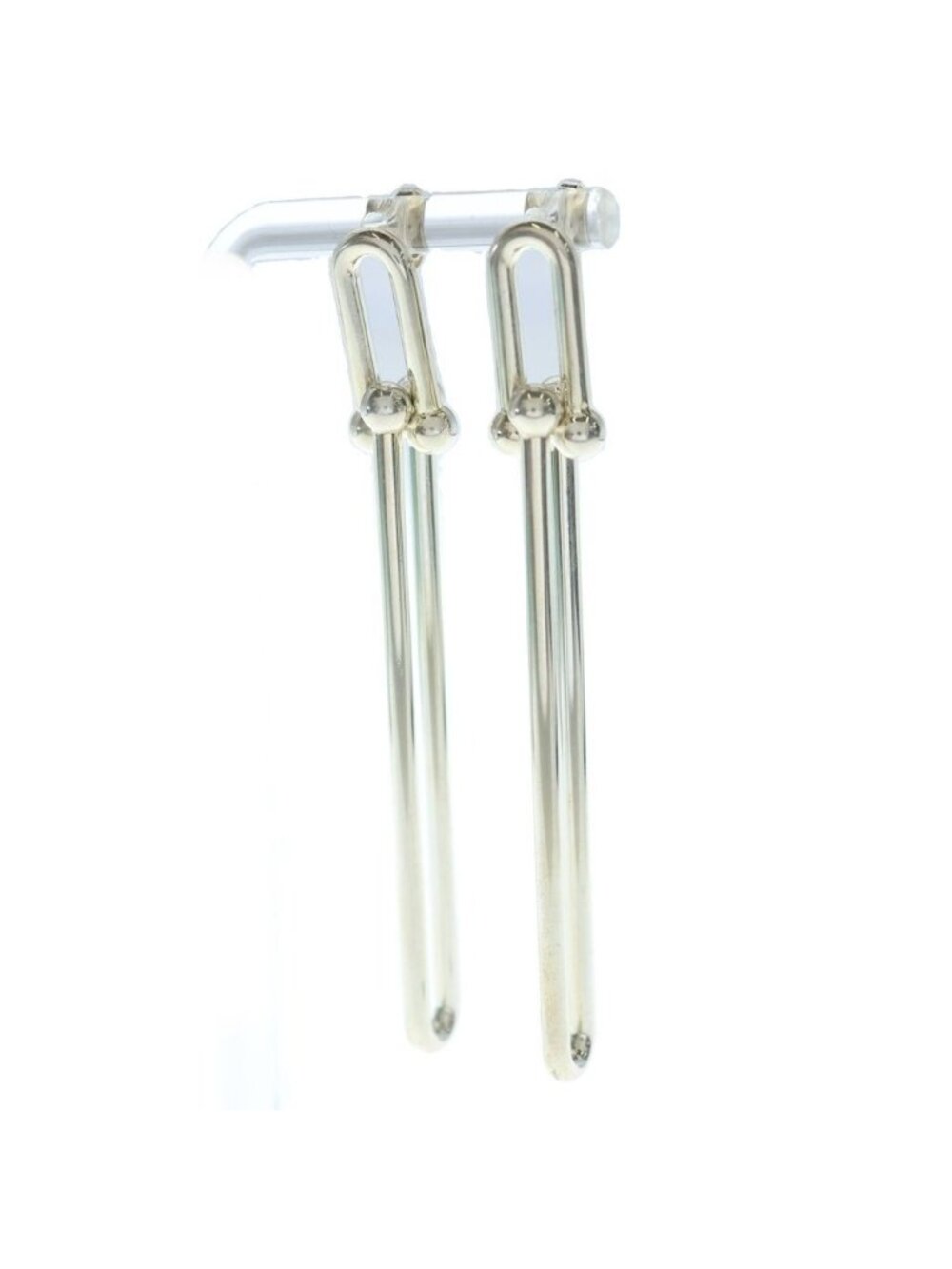 Tiffany & Co HardWear Double Long Earrings Silver